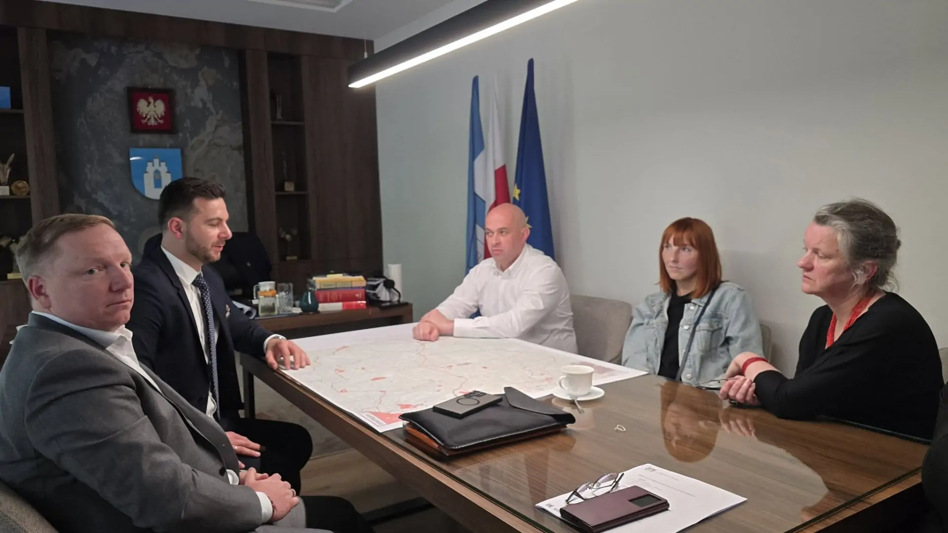 Spotkanie w Urzędzie Gminy Mogilany z przedstawicielami GDDKiA
